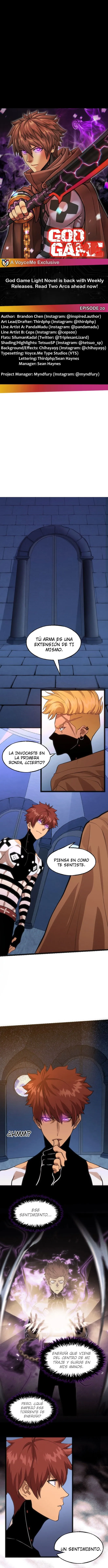 GOD GAME Capítulo 20 en Línea - página 3