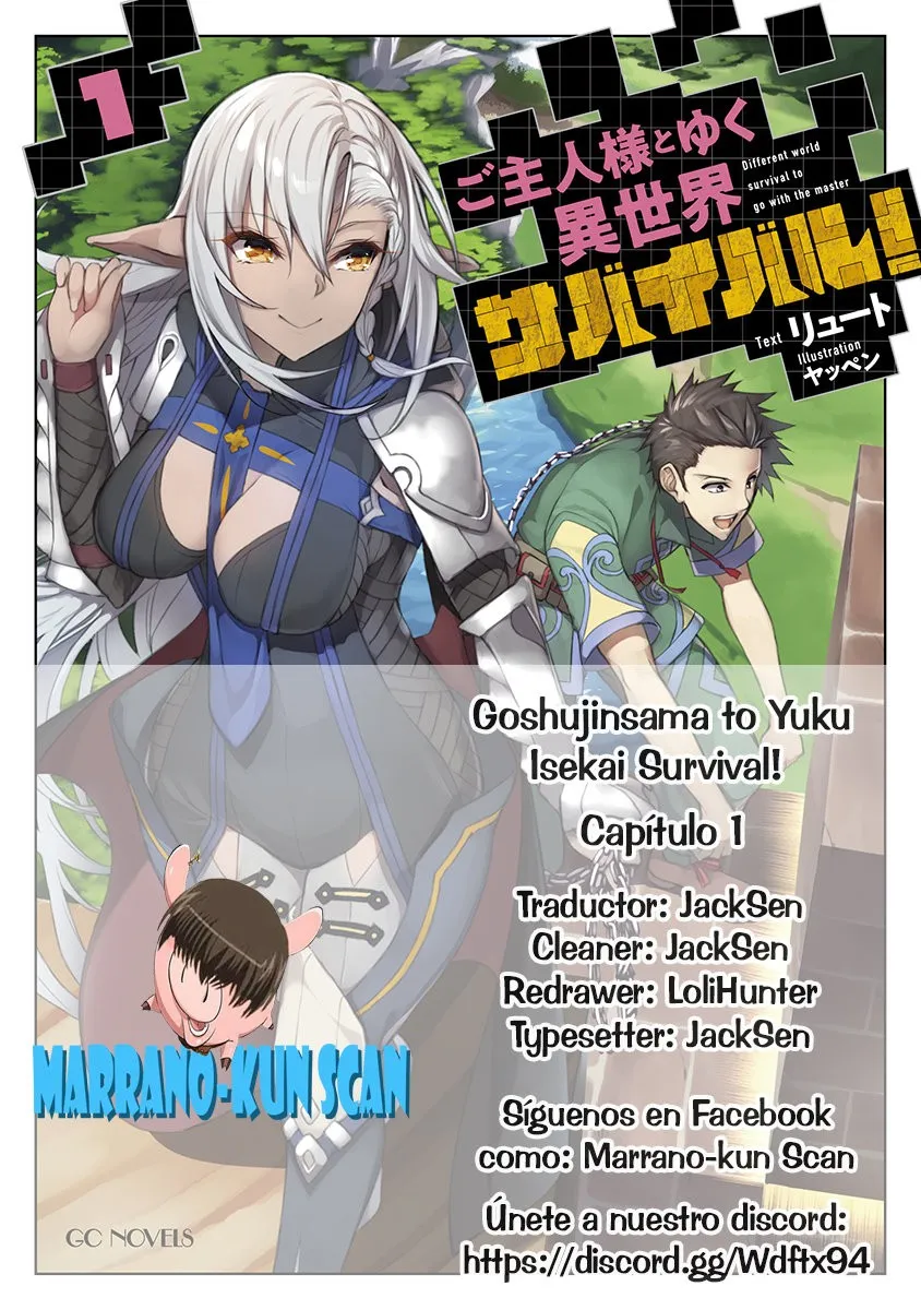 Goshujinsama to Yuku Isekai Survival! Capítulo 1 en Línea - página 1