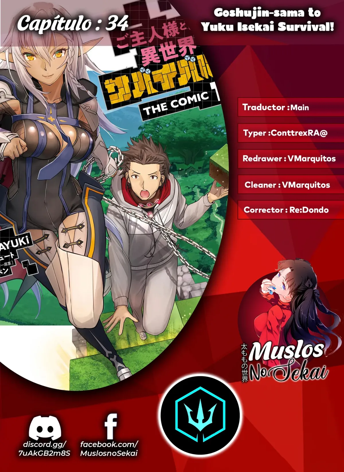 Goshujinsama to Yuku Isekai Survival! Capítulo 34 en Línea - página 1