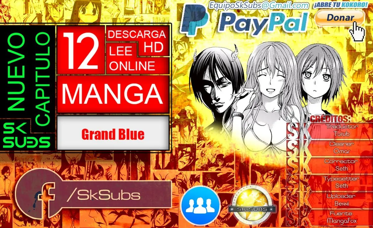 Grand Blue Capítulo 12 en Línea - página 1