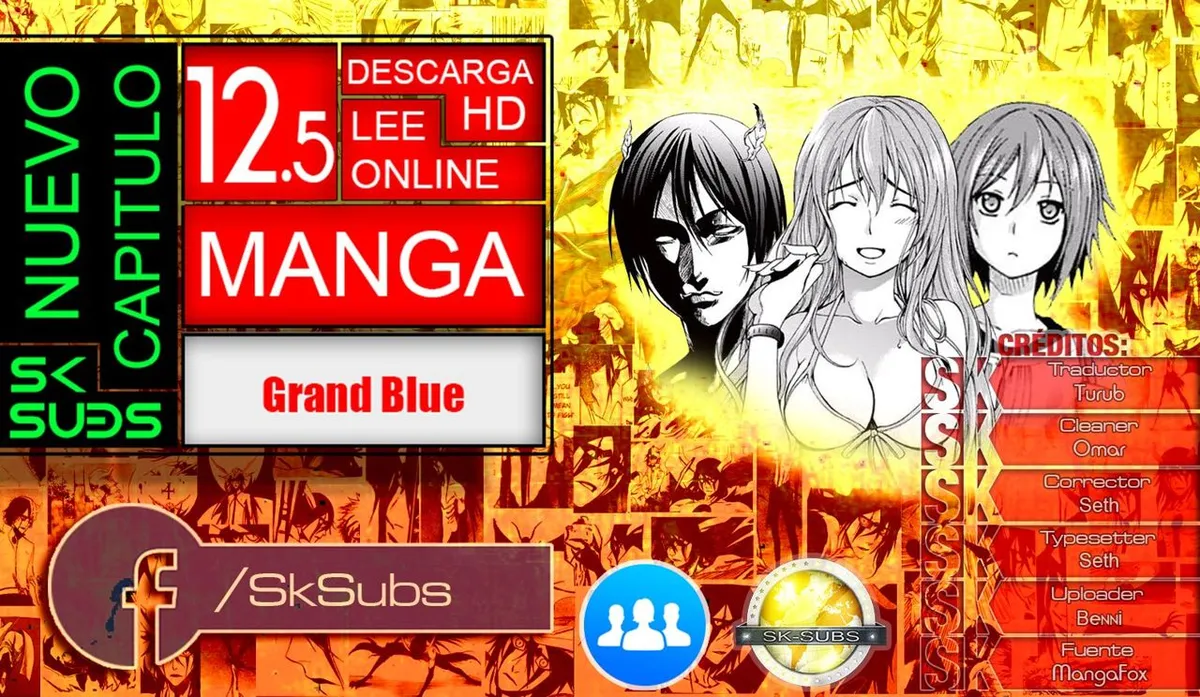 Grand Blue Capítulo 12.5 en Línea - página 1