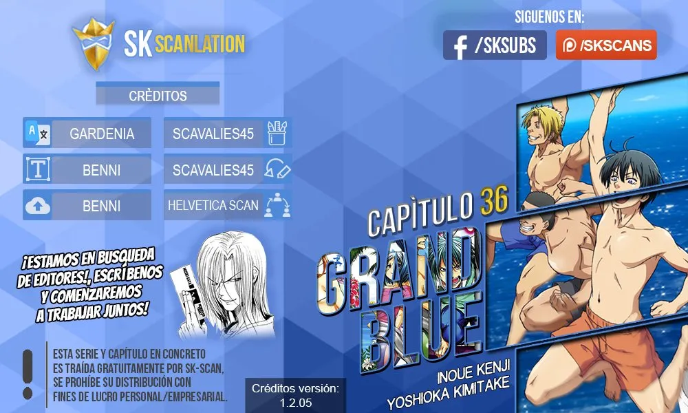 Grand Blue Capítulo 36 en Línea - página 1
