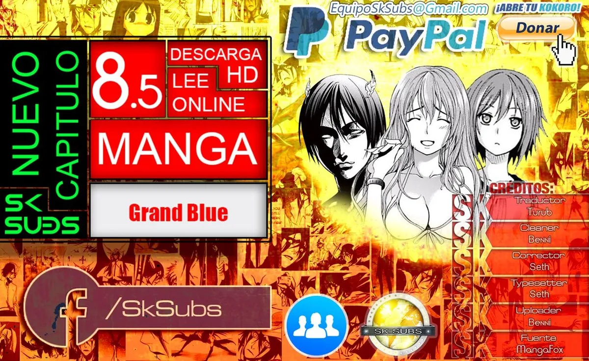Grand Blue Capítulo 8.5 en Línea - página 1