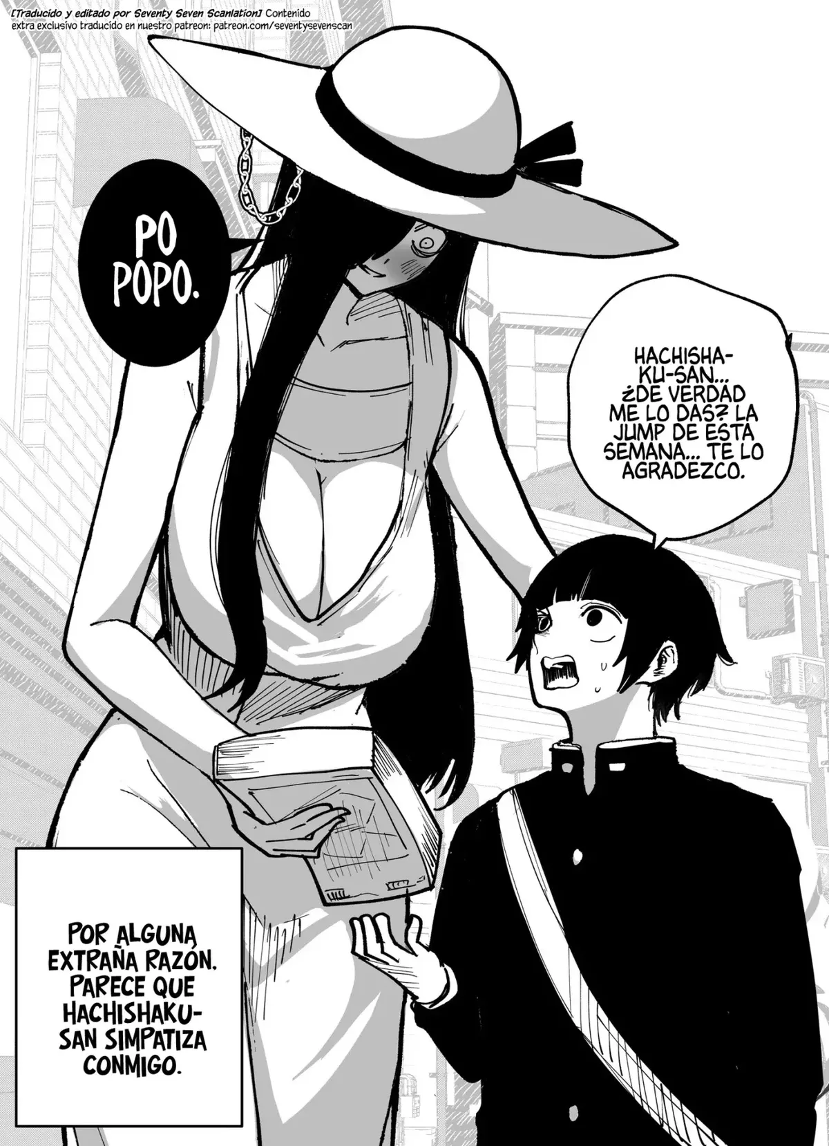 Hachishaku-sama vs Mujer gigante. Capítulo 4 en Línea - página 1