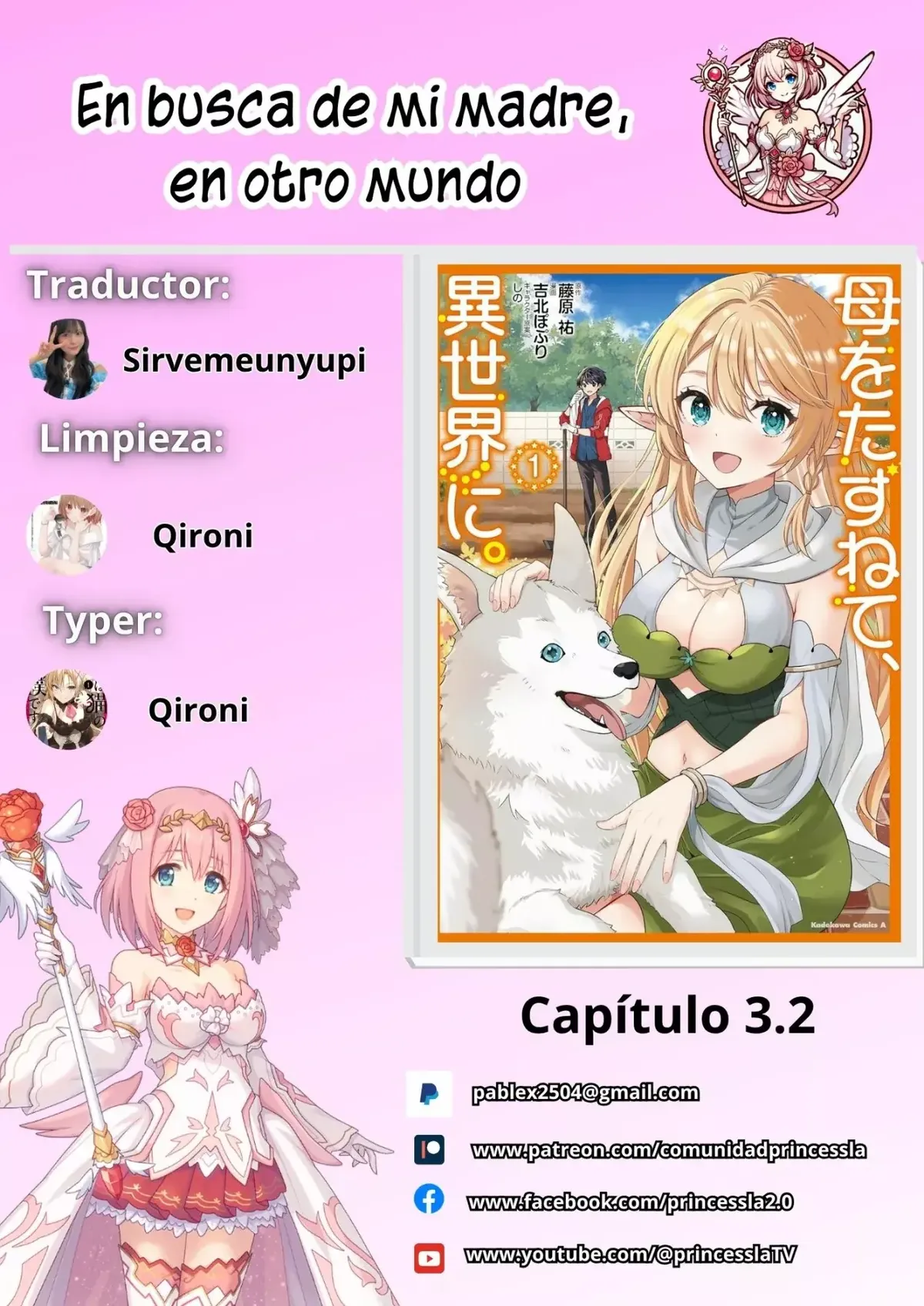 Haha o tazunete, isekai ni Capítulo 3.2 en Línea - página 1