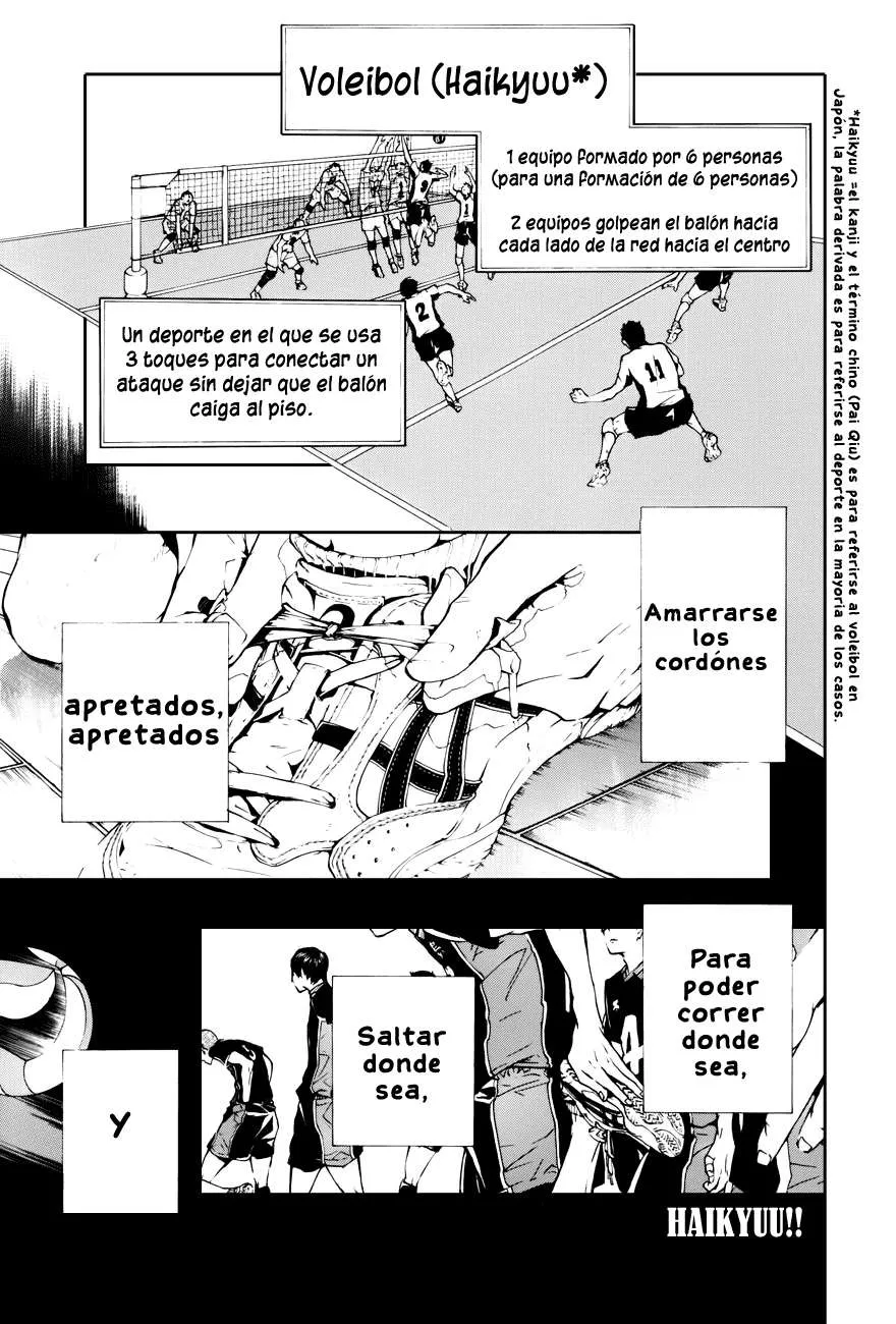 Haikyu!! Capítulo 0 en Línea - página 1