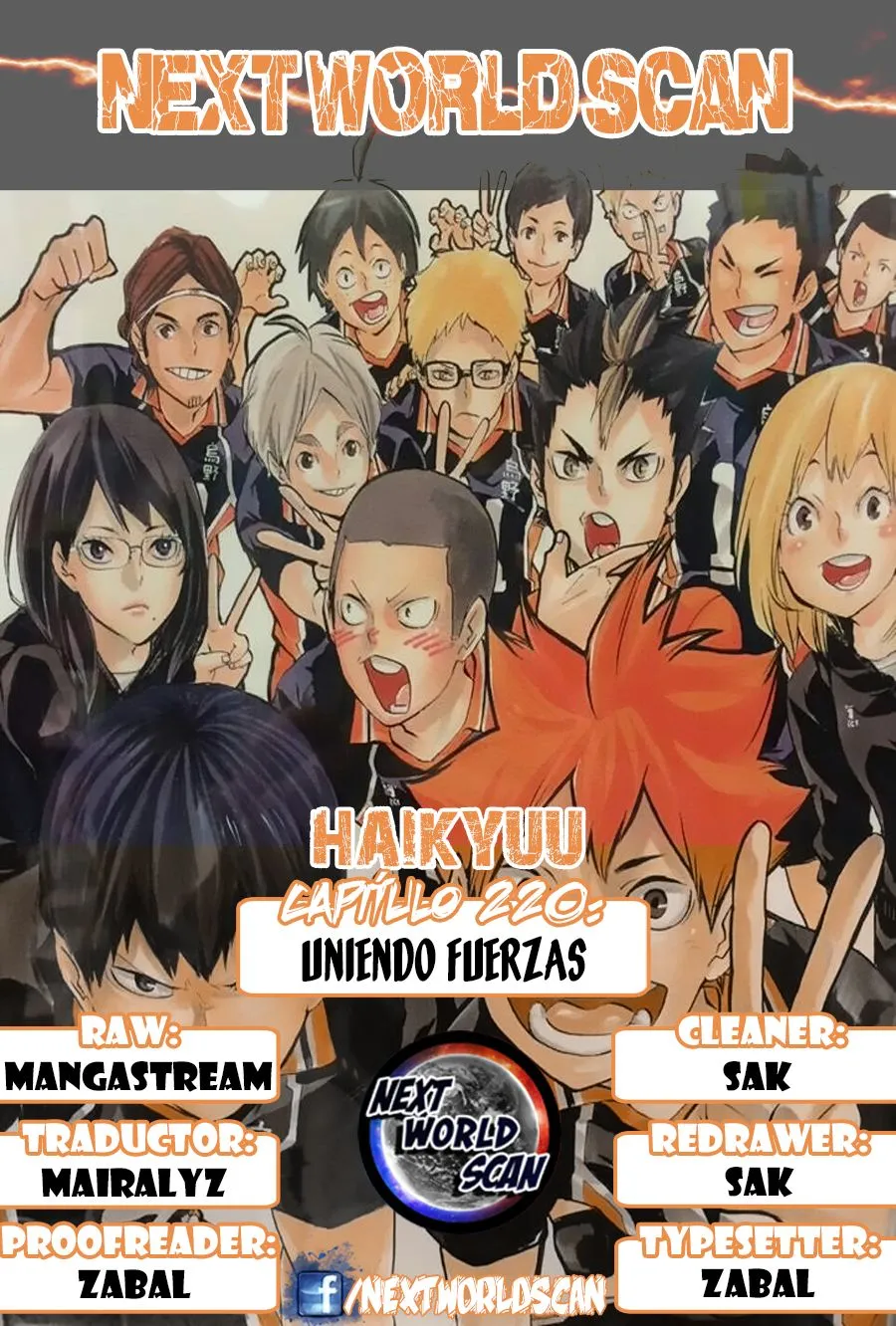 Haikyu!! Capítulo 220 en Línea - página 1