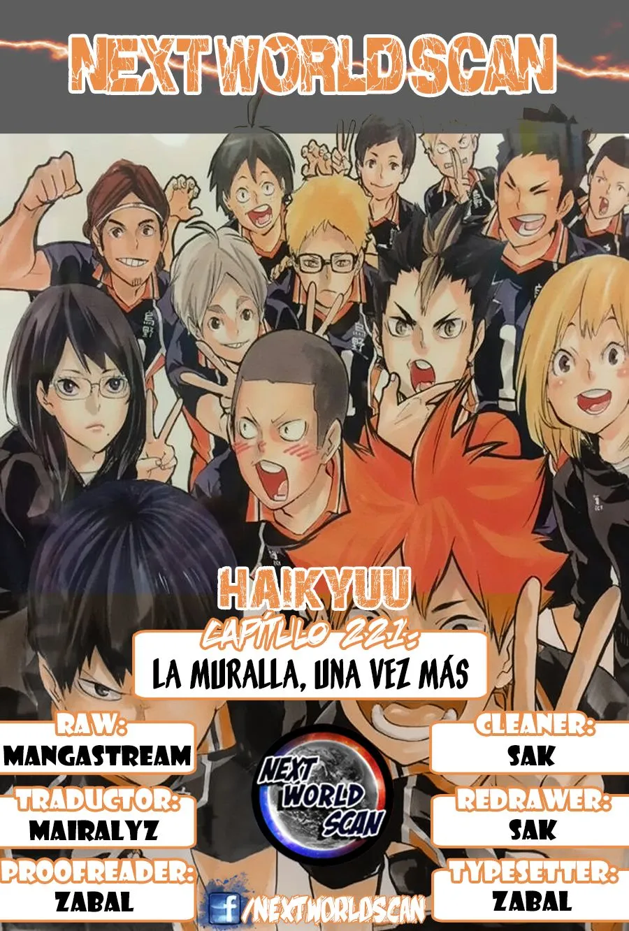 Haikyu!! Capítulo 221 en Línea - página 1