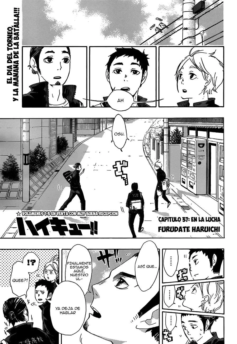 Haikyu!! Capítulo 37 en Línea - página 1