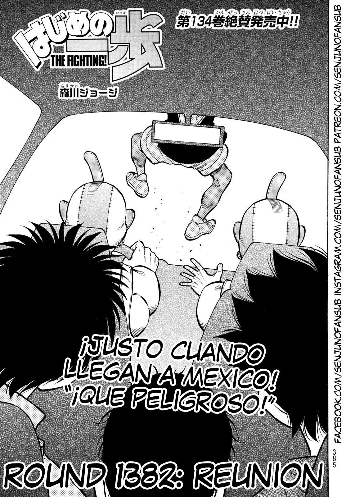 Hajime no Ippo Capítulo 1382 en Línea - página 1
