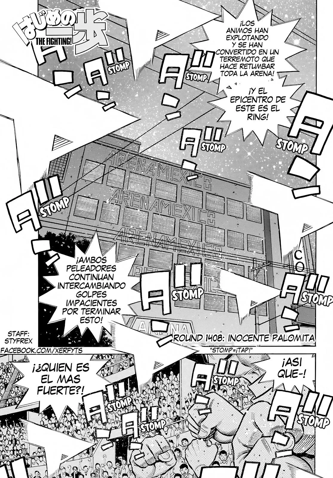 Hajime no Ippo Capítulo 1408 en Línea - página 1