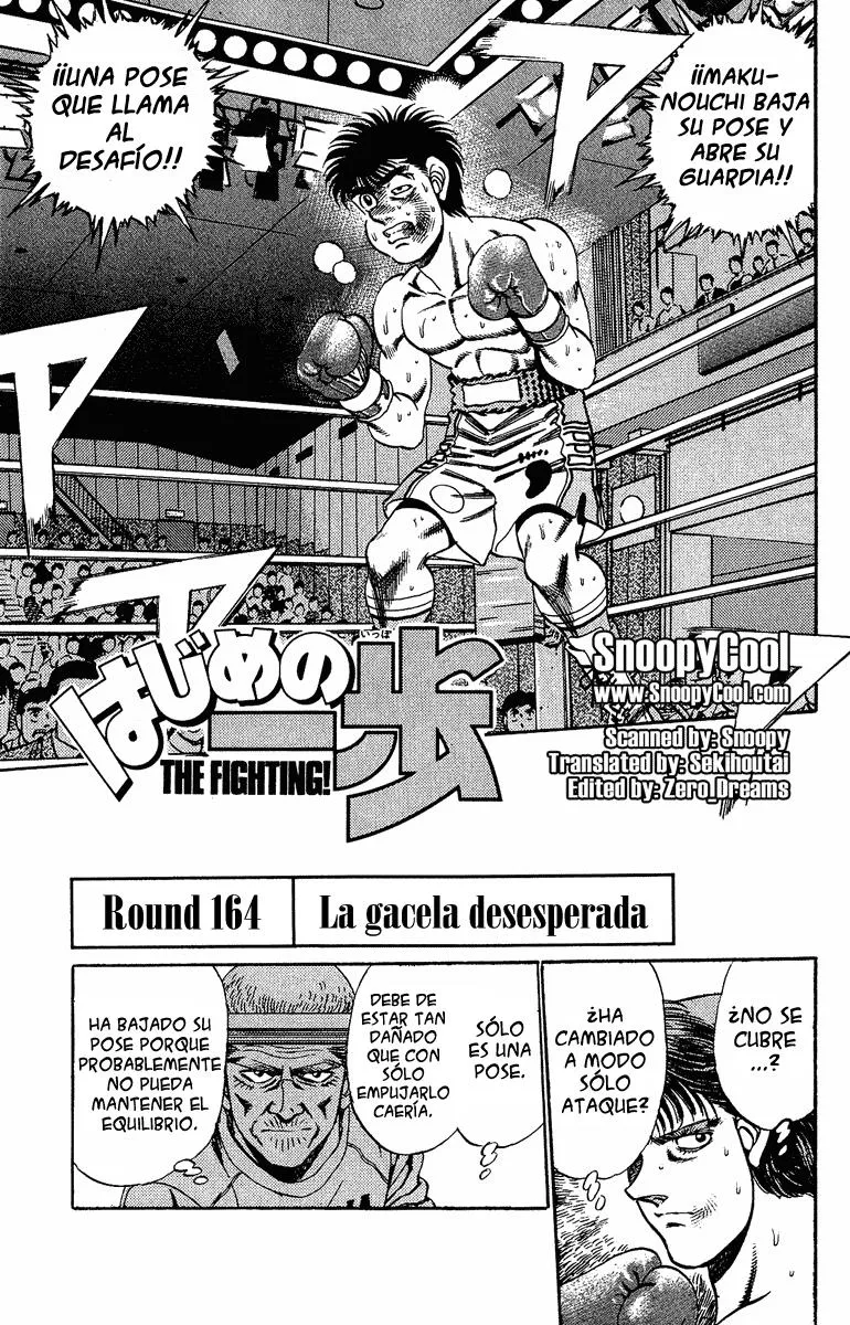 Hajime no Ippo Capítulo 164 en Línea - página 1