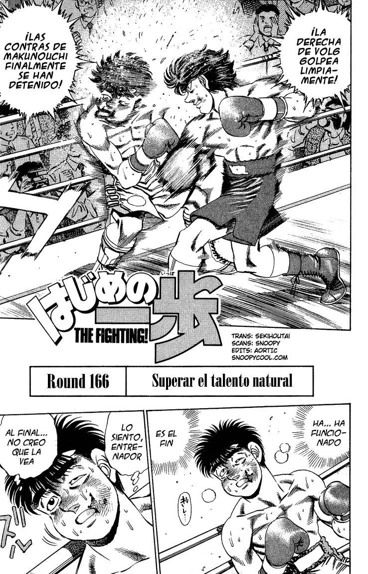 Hajime no Ippo Capítulo 166 en Línea - página 1