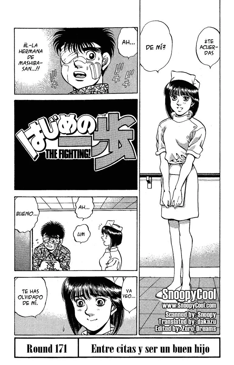 Hajime no Ippo Capítulo 171 en Línea - página 1