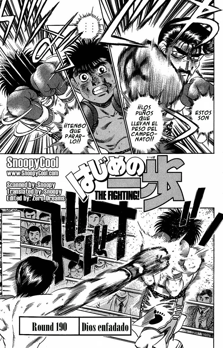 Hajime no Ippo Capítulo 190 en Línea - página 1