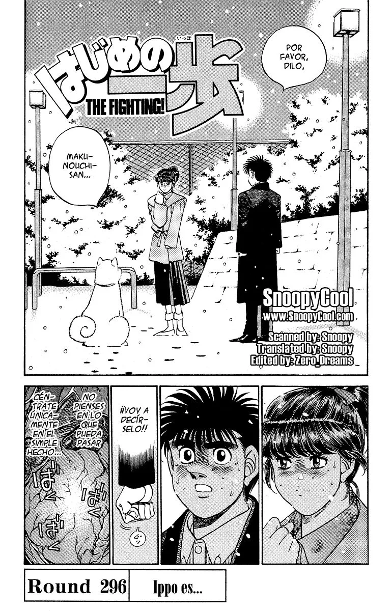 Hajime no Ippo Capítulo 296 en Línea - página 1