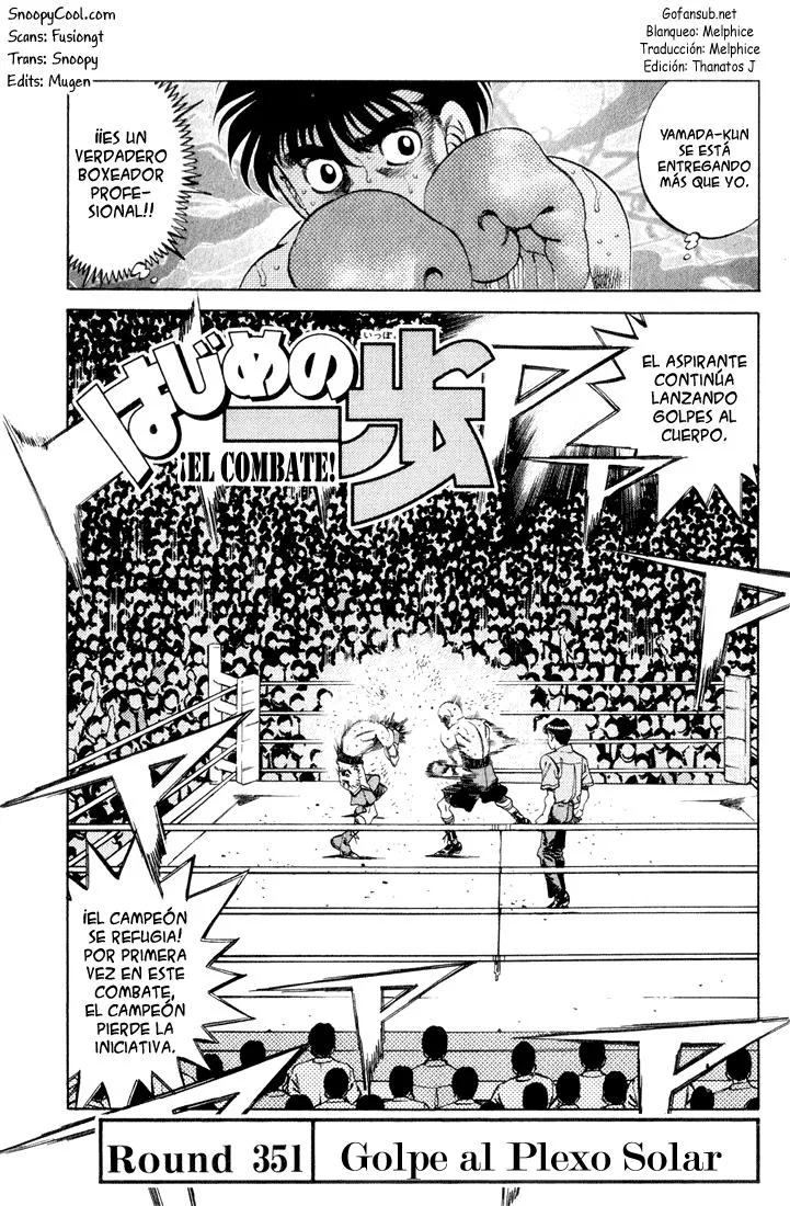 Hajime no Ippo Capítulo 351 en Línea - página 1