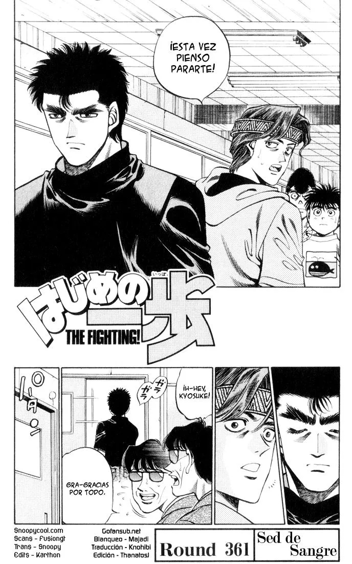 Hajime no Ippo Capítulo 361 en Línea - página 1