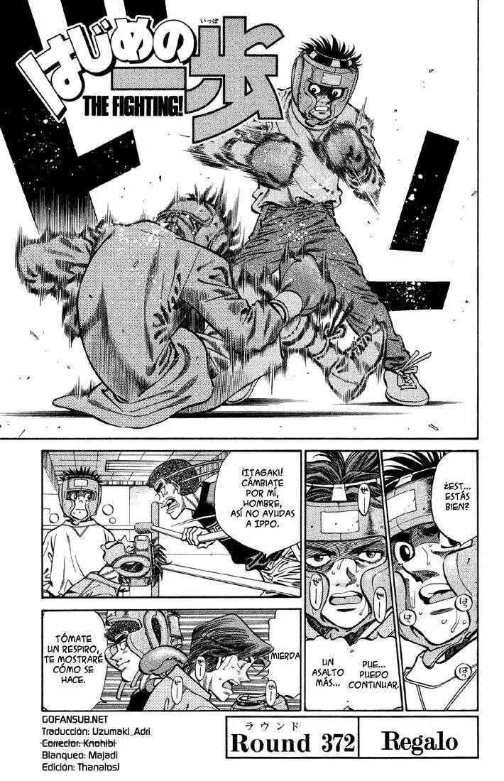 Hajime no Ippo Capítulo 372 en Línea - página 1
