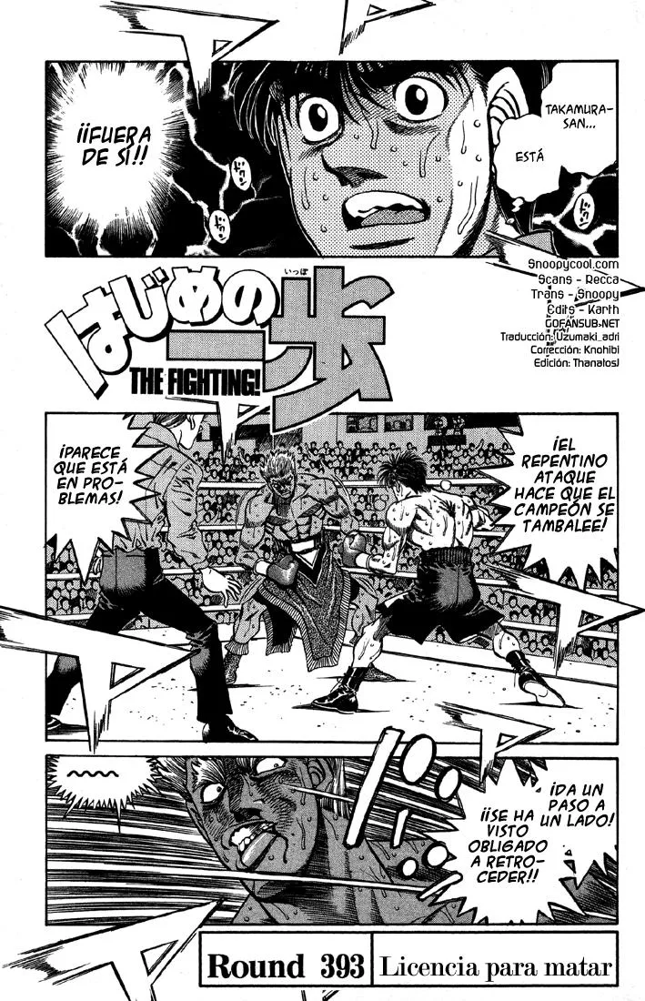 Hajime no Ippo Capítulo 393 en Línea - página 1