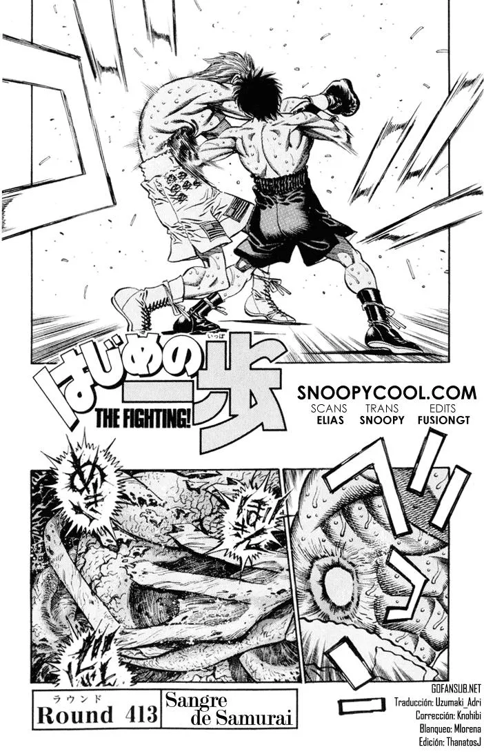 Hajime no Ippo Capítulo 413 en Línea - página 1