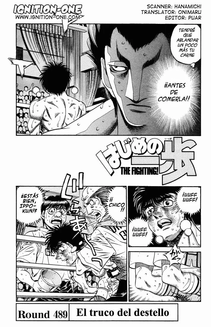 Hajime no Ippo Capítulo 489 en Línea - página 1