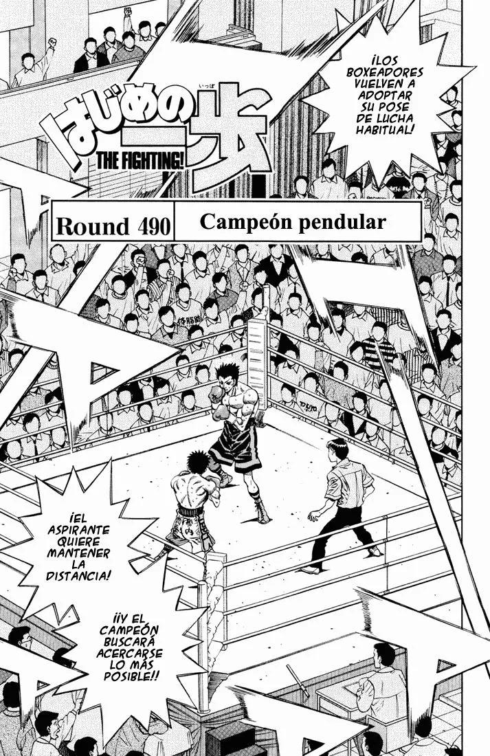 Hajime no Ippo Capítulo 490 en Línea - página 1