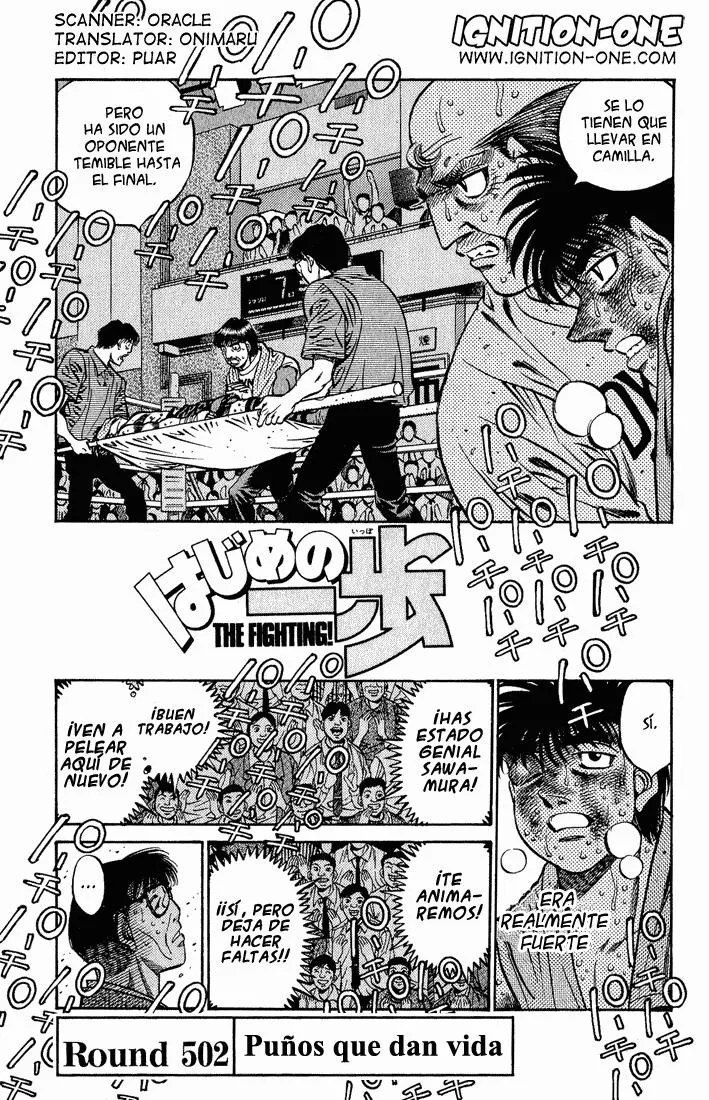 Hajime no Ippo Capítulo 502 en Línea - página 1