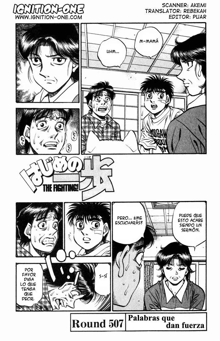 Hajime no Ippo Capítulo 507 en Línea - página 1