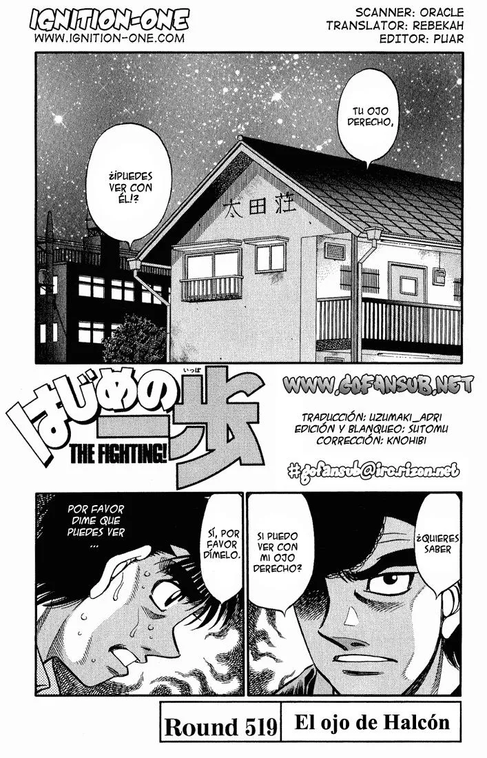 Hajime no Ippo Capítulo 519 en Línea - página 1