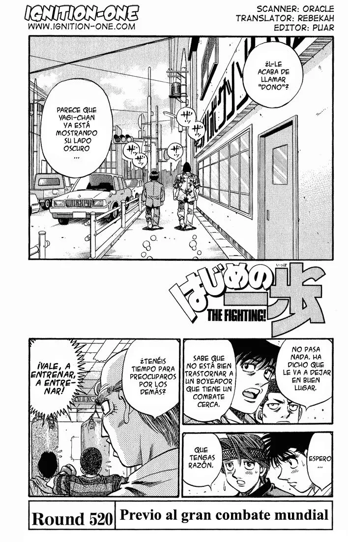 Hajime no Ippo Capítulo 520 en Línea - página 1