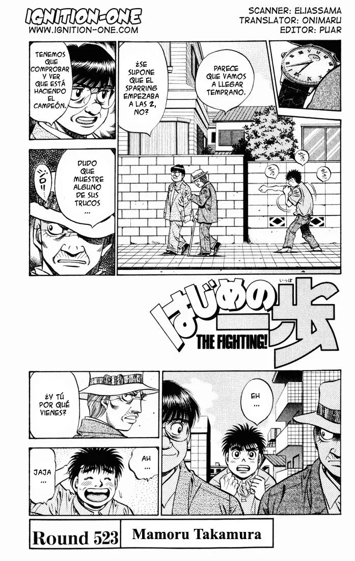 Hajime no Ippo Capítulo 523 en Línea - página 1