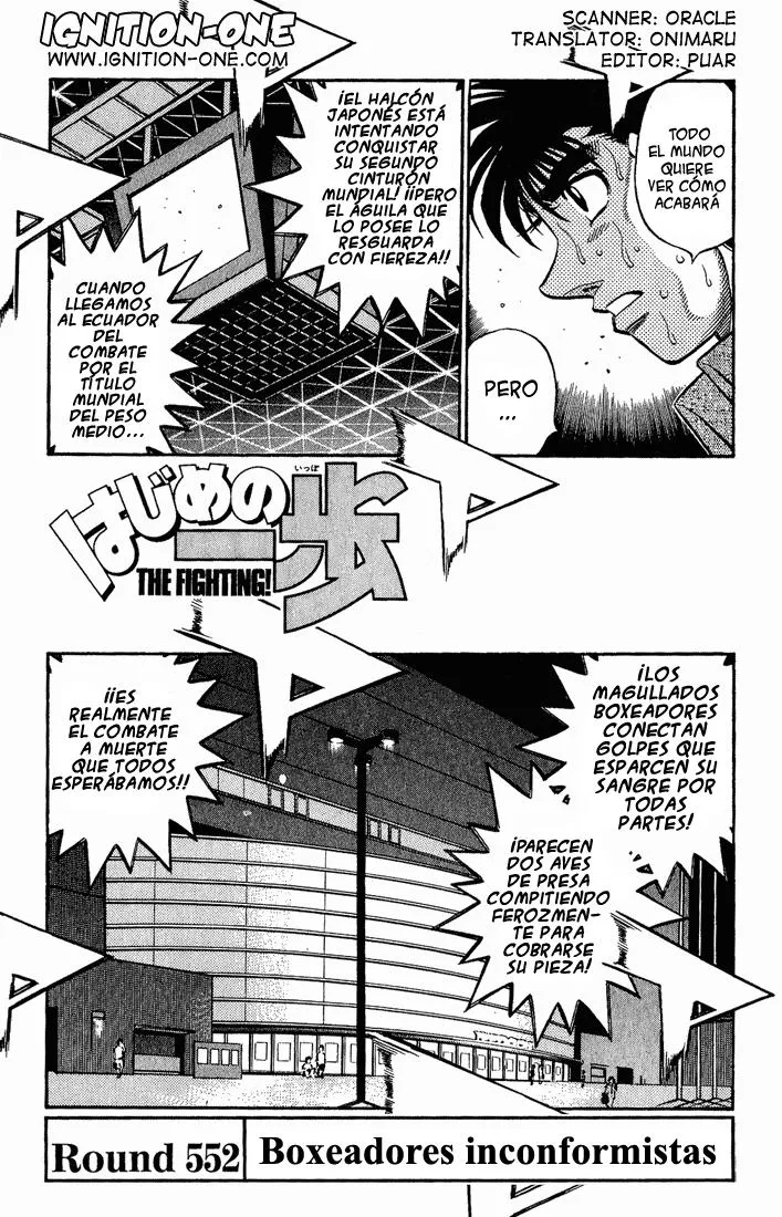Hajime no Ippo Capítulo 552 en Línea - página 1