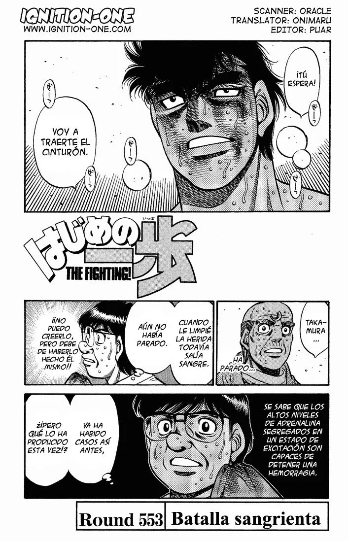 Hajime no Ippo Capítulo 553 en Línea - página 1