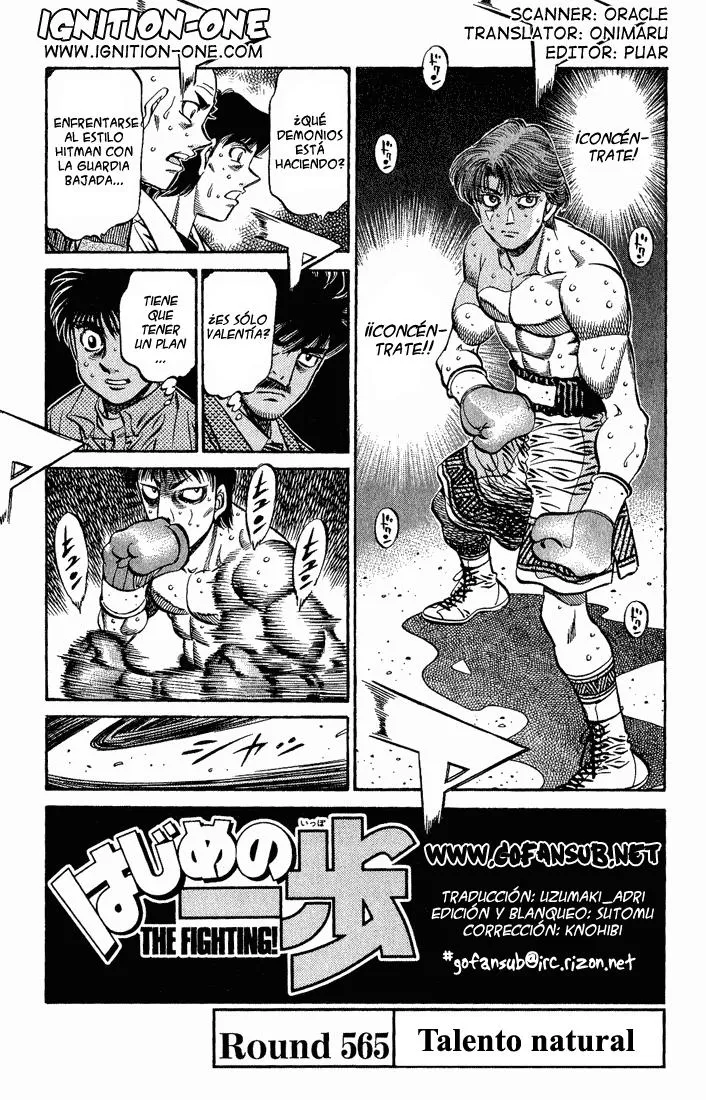 Hajime no Ippo Capítulo 565 en Línea - página 1
