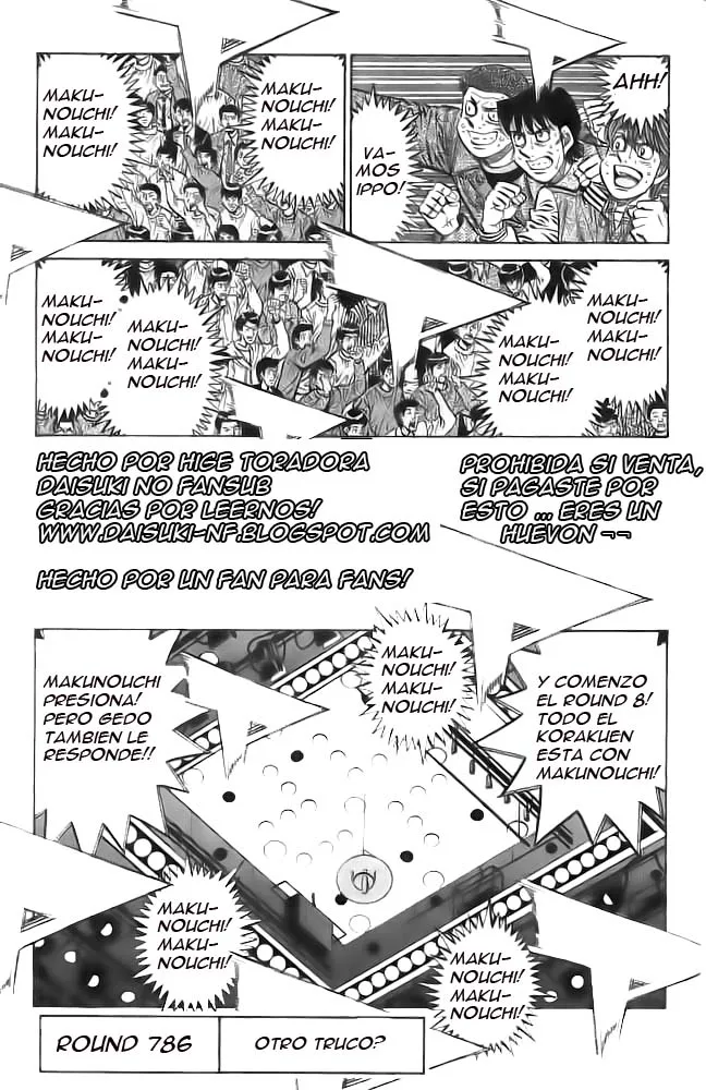 Hajime no Ippo Capítulo 786 en Línea - página 1