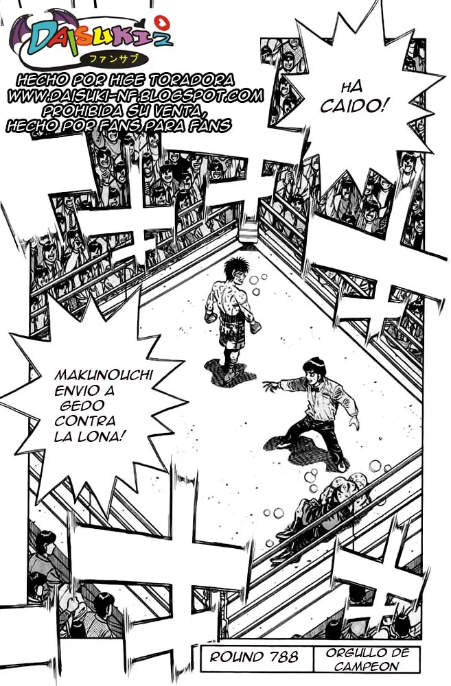 Hajime no Ippo Capítulo 788 en Línea - página 1
