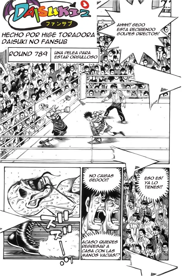 Hajime no Ippo Capítulo 789 en Línea - página 1