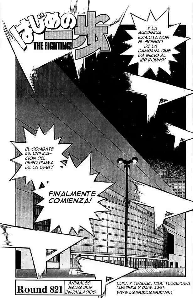 Hajime no Ippo Capítulo 821 en Línea - página 1