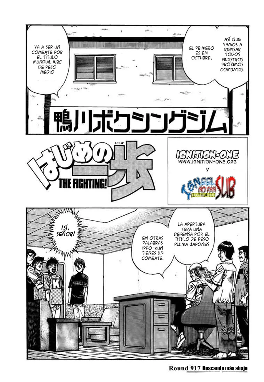 Hajime no Ippo Capítulo 917 en Línea - página 1
