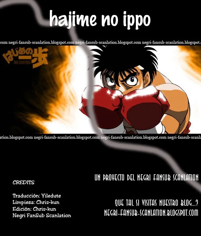 Hajime no Ippo Capítulo 972 en Línea - página 1