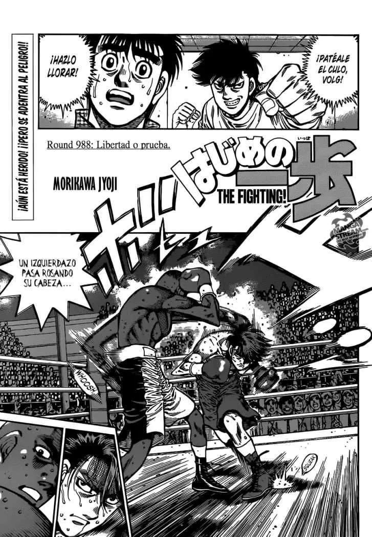 Hajime no Ippo Capítulo 988 en Línea - página 1