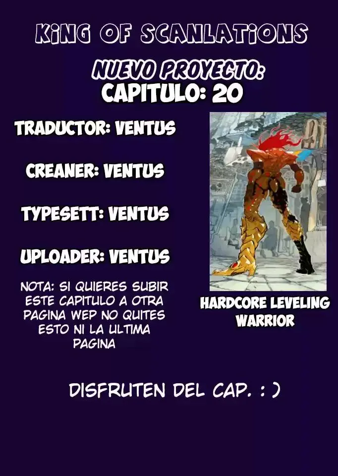 Hardcore Leveling Warrior Capítulo 20 en Línea - página 1