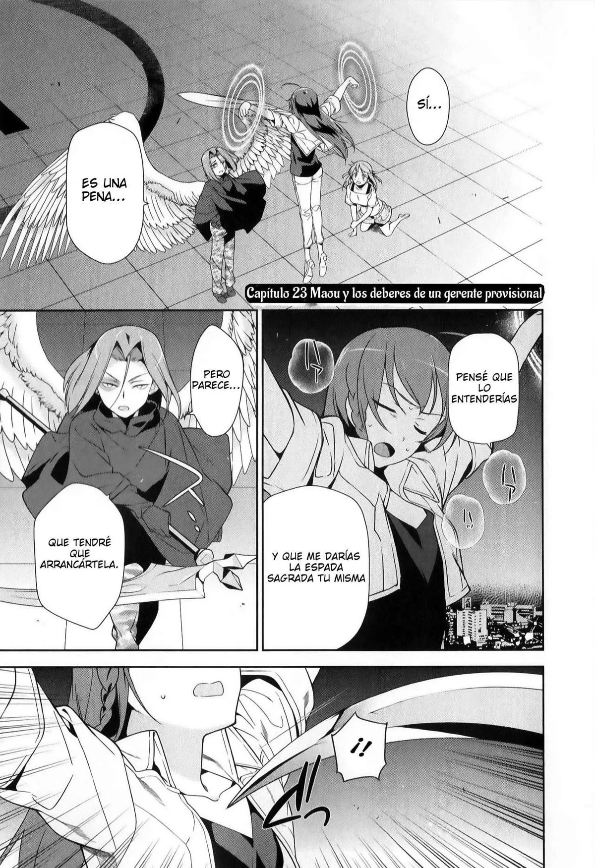 Hataraku Maou-sama! Capítulo 23 en Línea - página 1