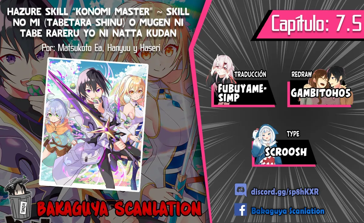 Hazure Skill “konomi Master” ~ Skill No Mi (tabetara Shinu) O Mugen Ni Tabe Rareru Yo Ni Natta Kudan Capítulo 7.5 en Línea - página 1