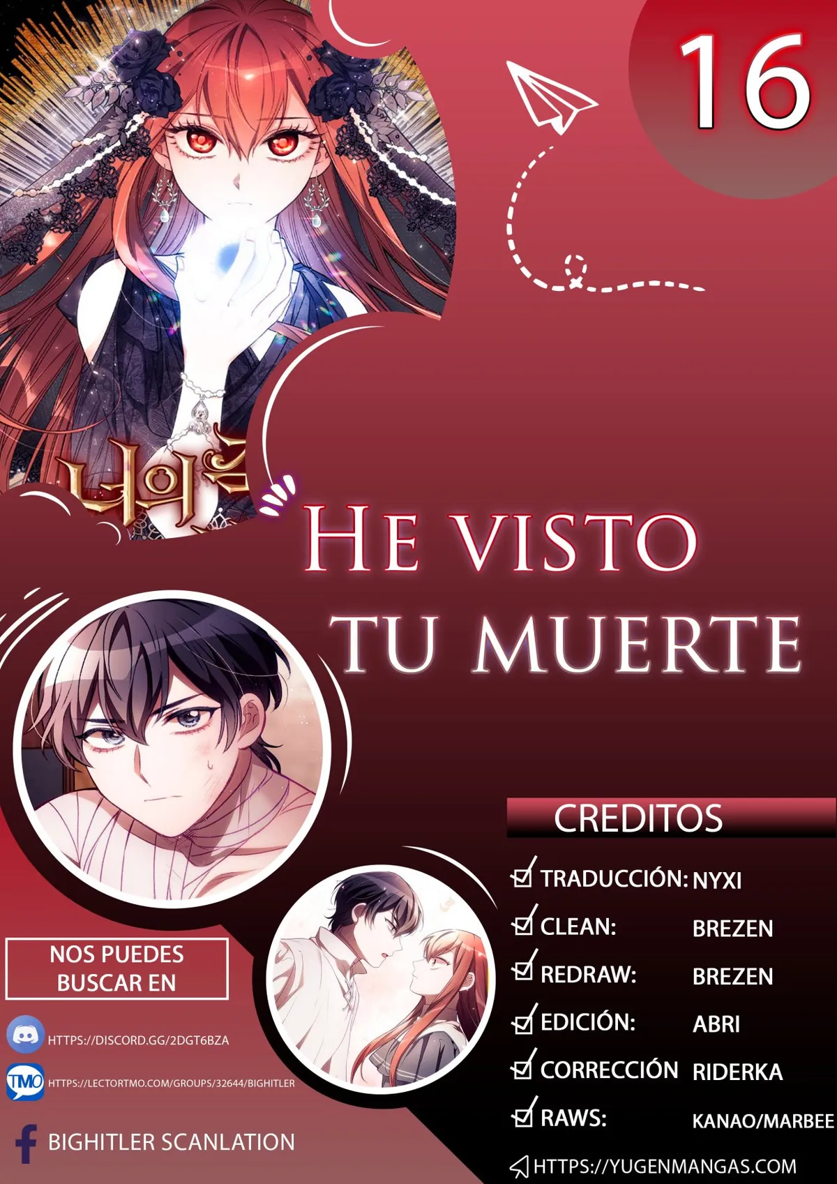 He visto tu muerte Capítulo 16 en Línea - página 1
