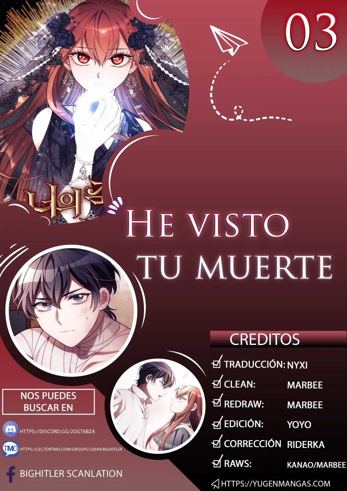He visto tu muerte Capítulo 3 en Línea - página 1