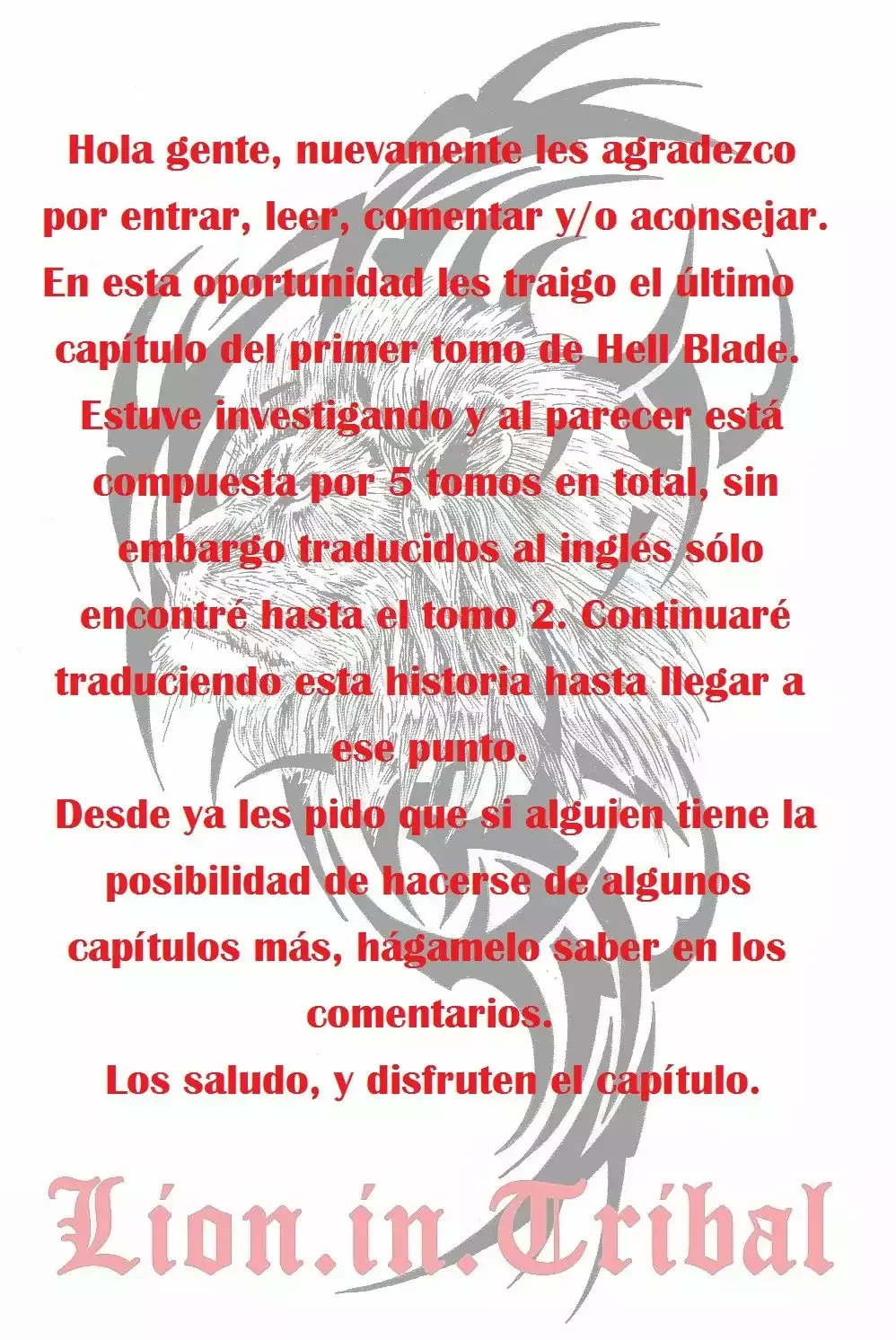 Hell Blade Capítulo 6 en Línea - página 1
