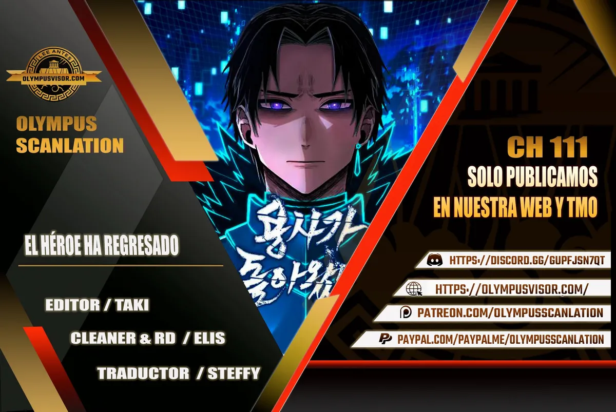 Hero Has Returned Capítulo 111 en Línea - página 1