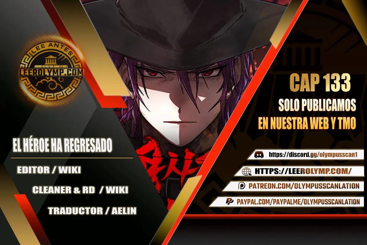 Hero Has Returned Capítulo 133 en Línea - página 1